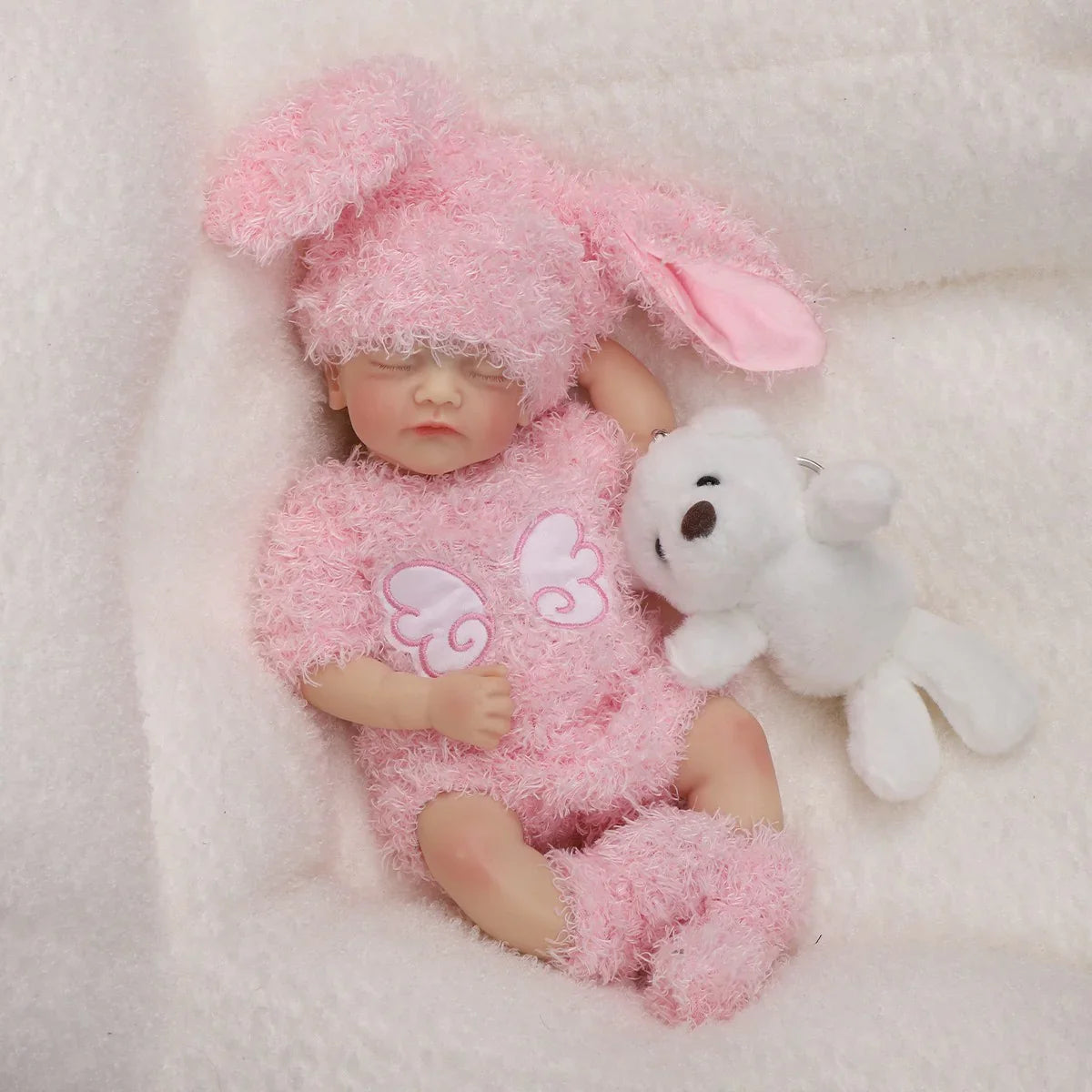 Boneca Bebê Reborn Lelê em Silicone Sólido Greenlucky