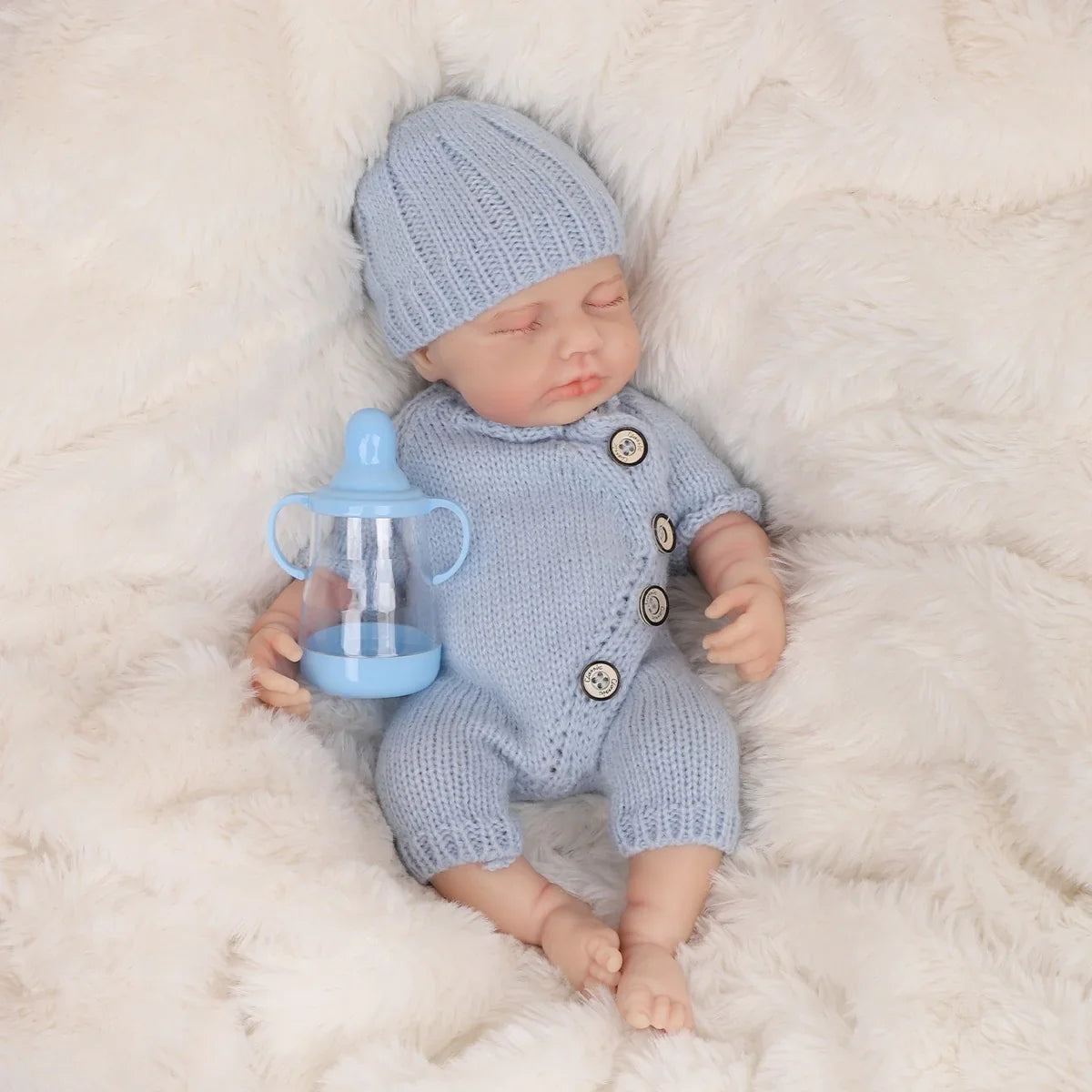 Boneca Bebê Reborn Menino Gabi em Silicone Sólido Greenlucky