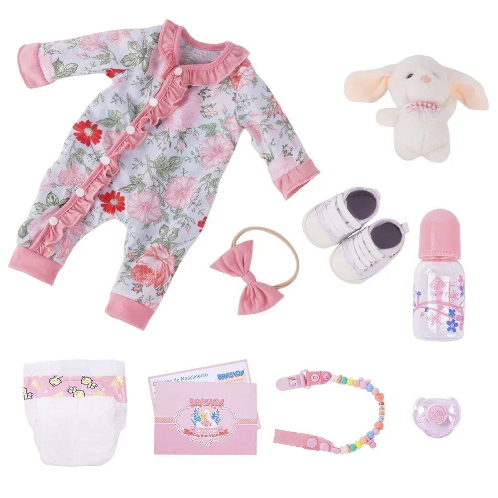 Boneca Bebê Reborn Alana - Vinil de Silicone Macio Realista