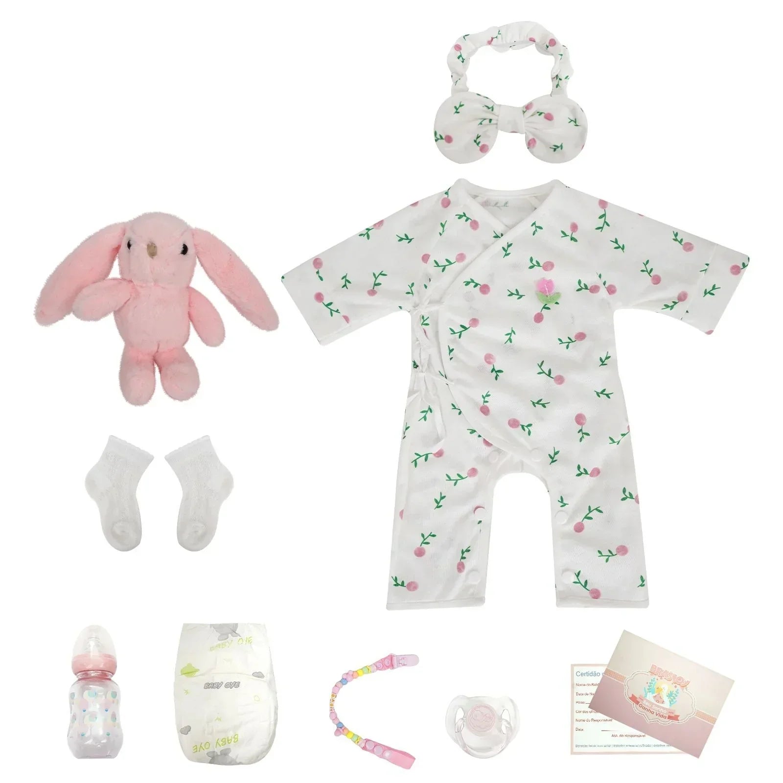 Boneca Bebê Reborn Mila - Vinil de Silicone Macio Realista