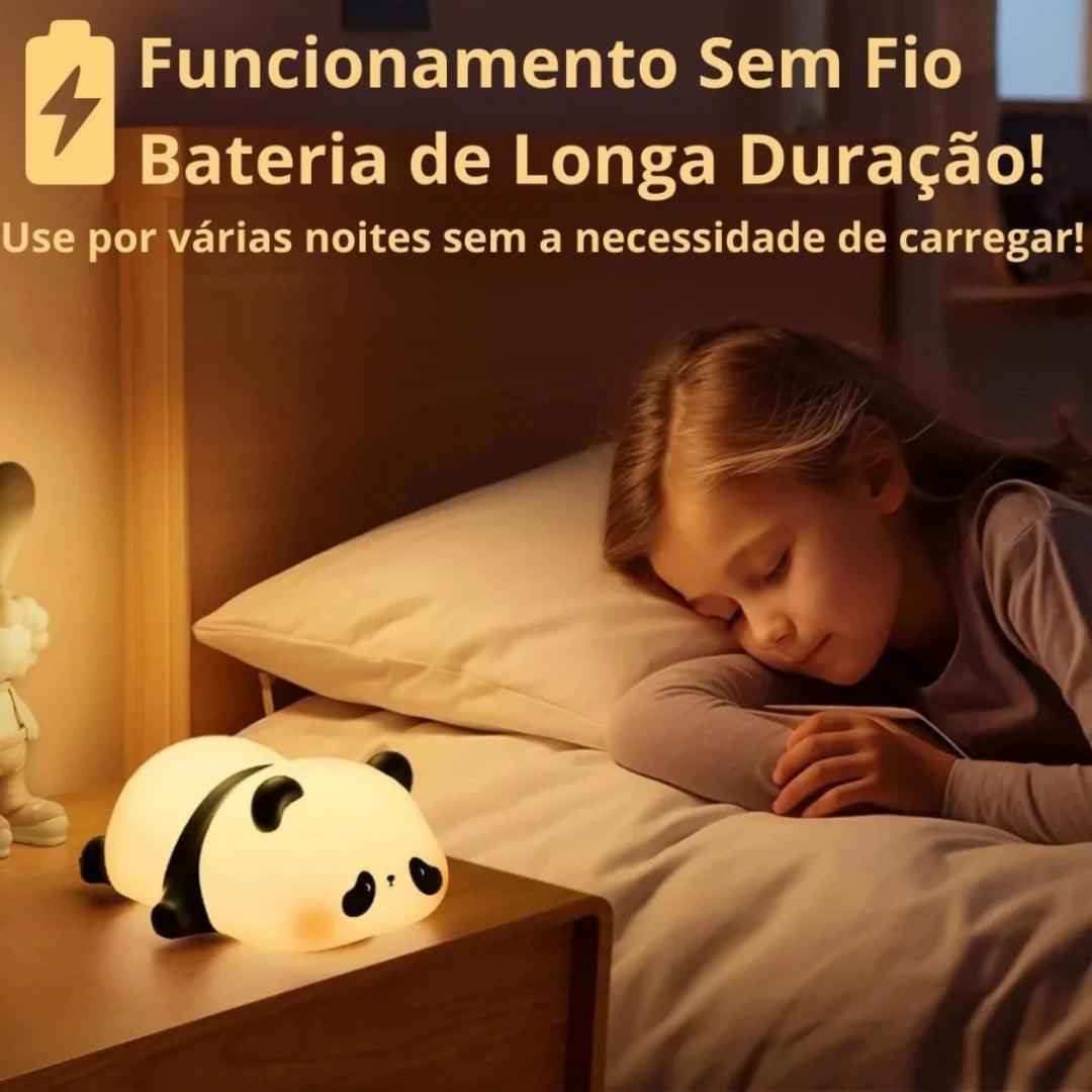 Luminária de Silicone Panda