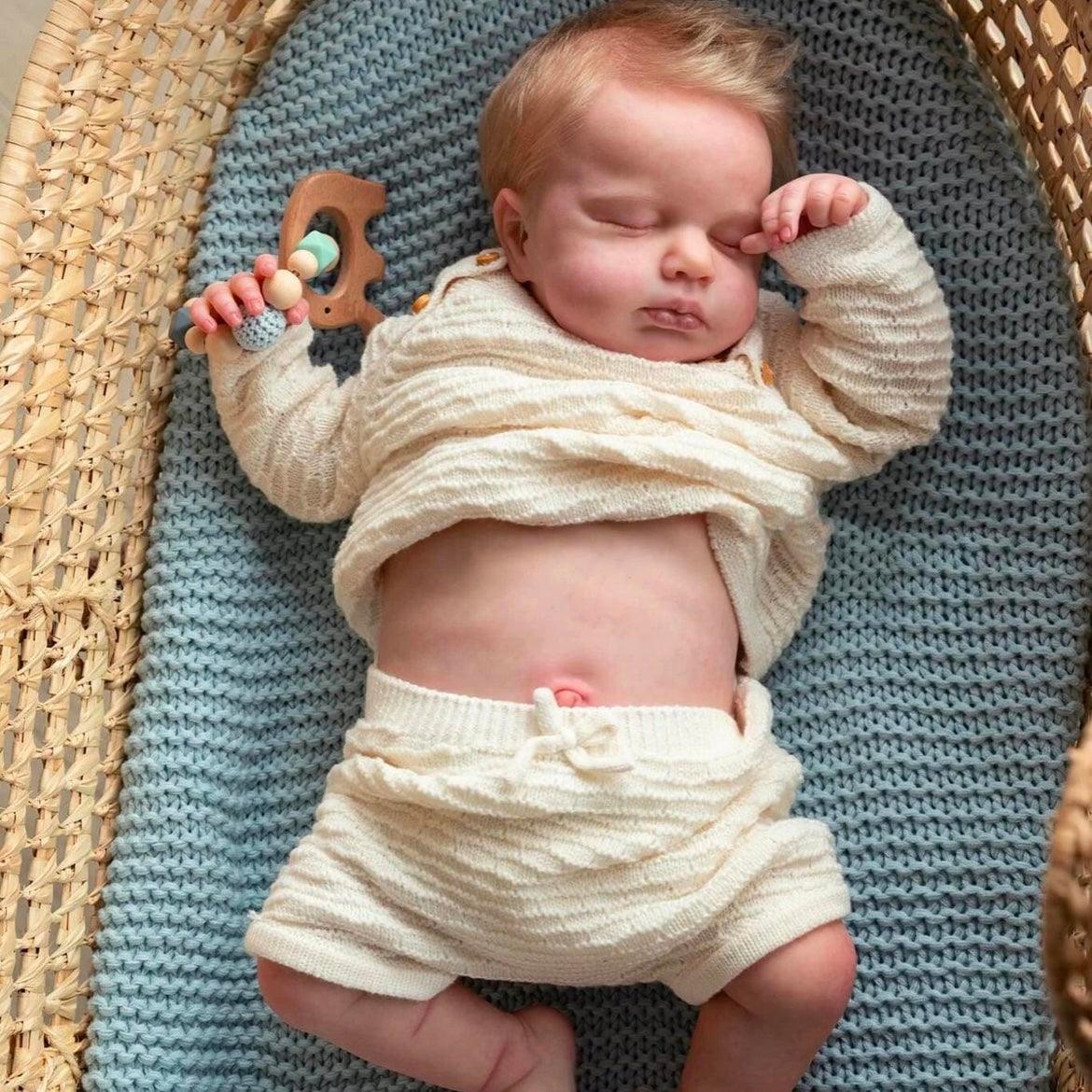 Boneca Bebê Reborn Menino Henry Greenlucky