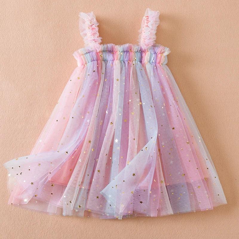 Vestido Tule Infantil - para crianças de 1 a 5 anos