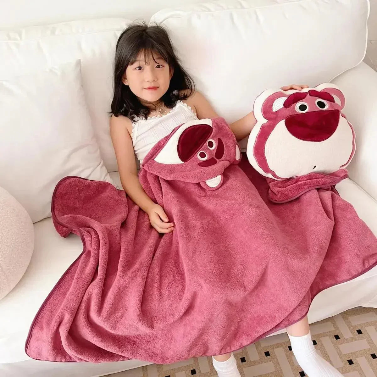 Toalha Roupão Kids com Capuz