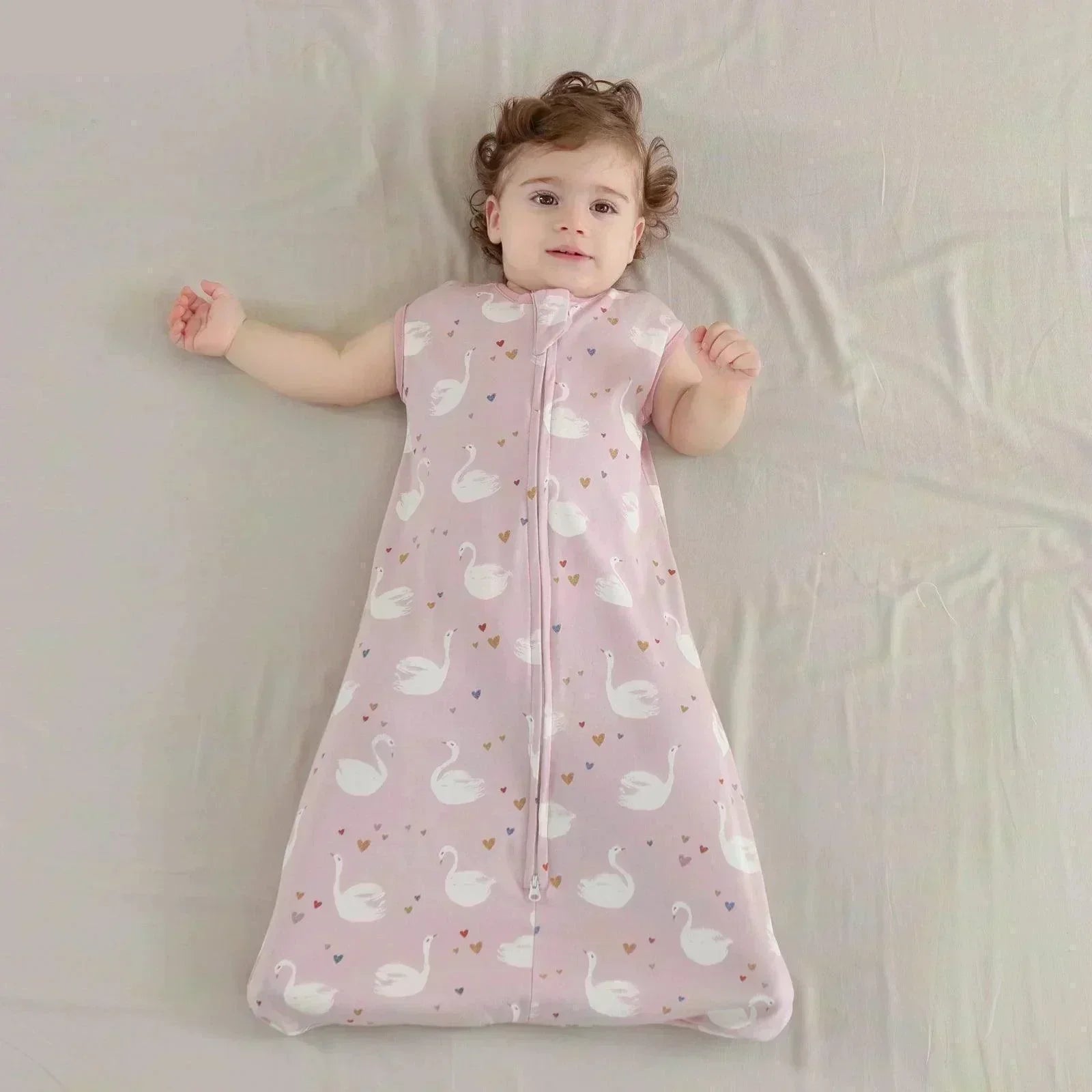 Saco de Dormir de Algodão para Bebês - Sem Manga
