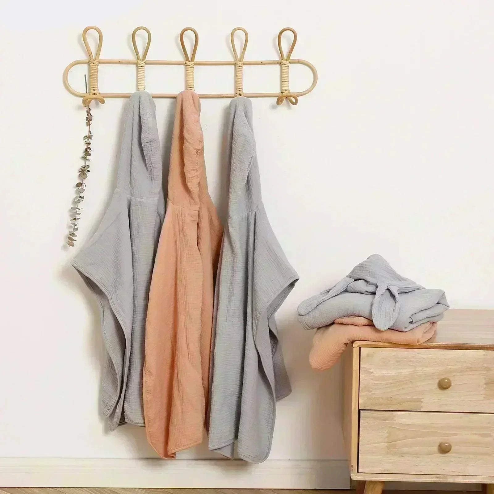 Toalha Infantil para Praia com Capuz de Musselina