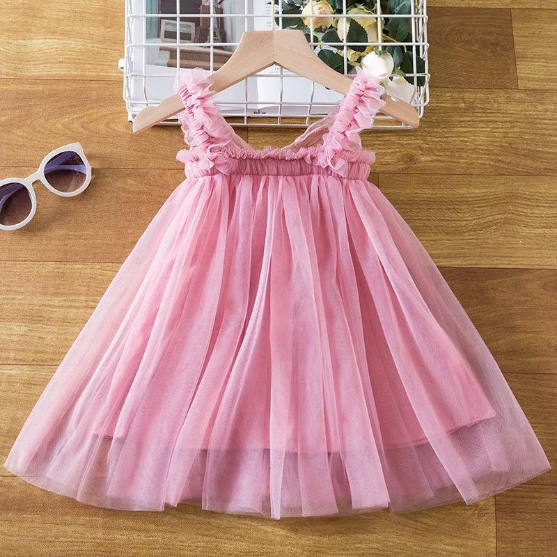 Vestido Tule Infantil - para crianças de 1 a 5 anos