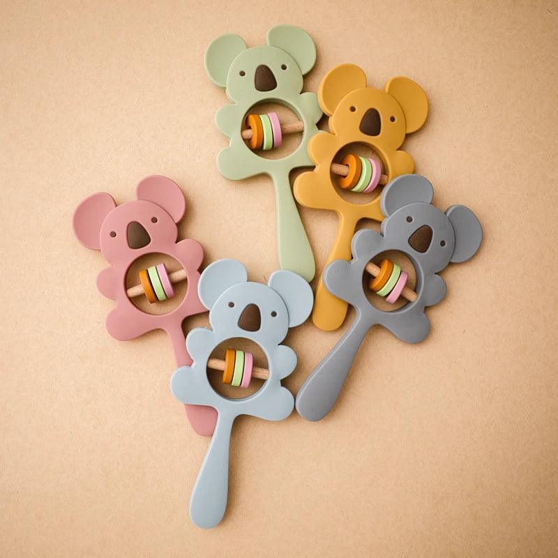 Mordedor de Silicone Koala para Bebês