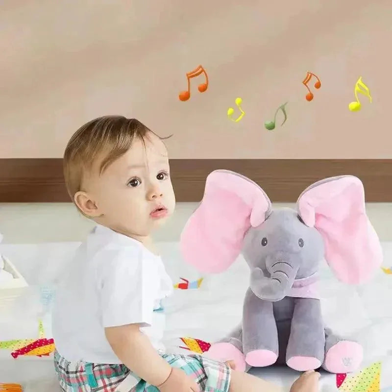 FantEsconde - O Elefante de Pelúcia Interativo que Brinca de Esconde-Esconde