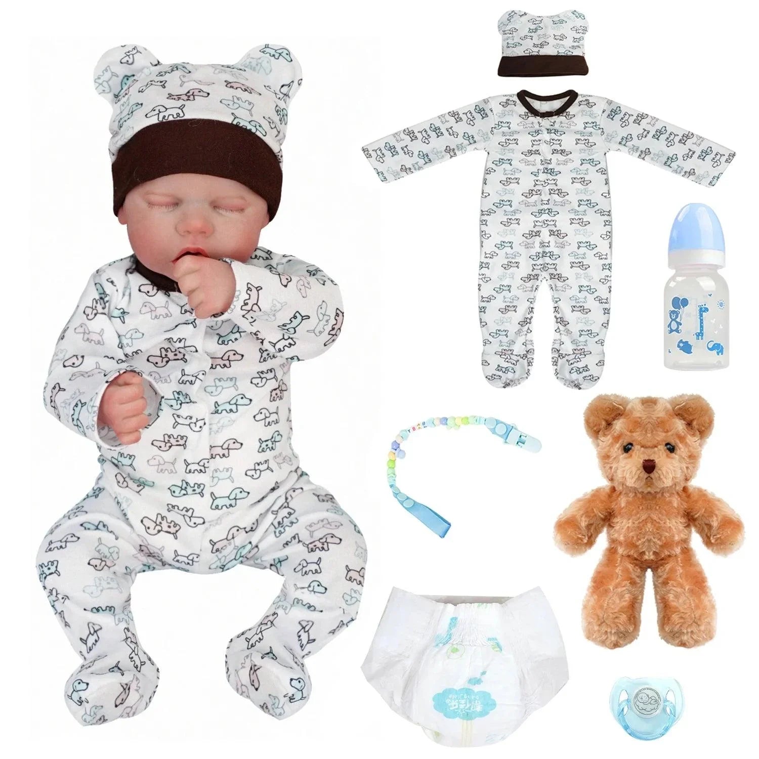 Boneca Bebê Reborn Menino Jimmy - Vinil de Silicone Macio Realista