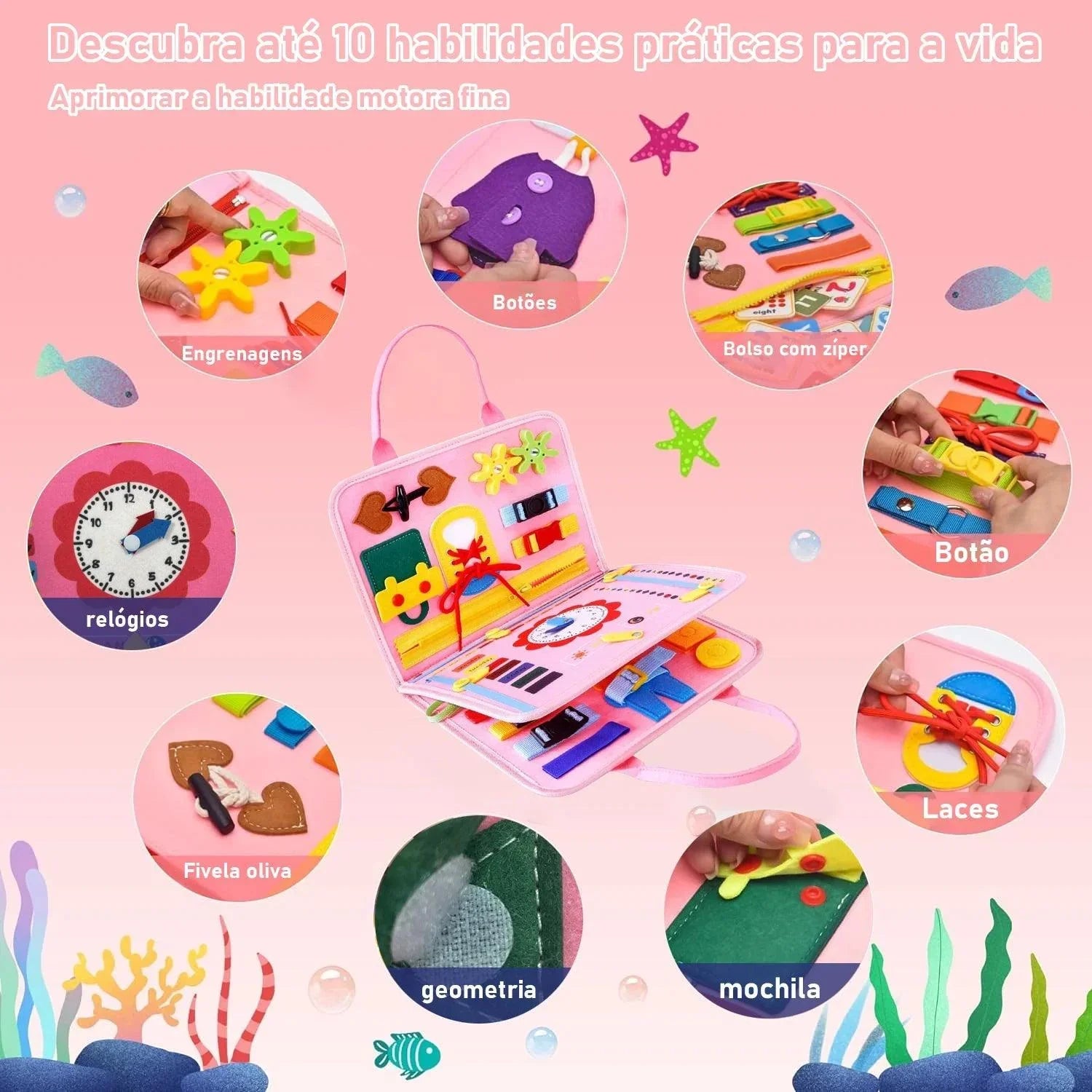 Mochila de Atividades Montessori