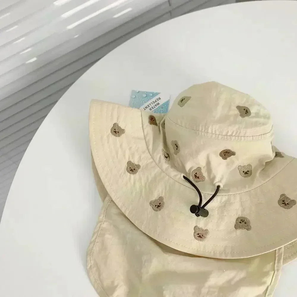 Chapéu Infantil com Proteção UV e Design Divertido