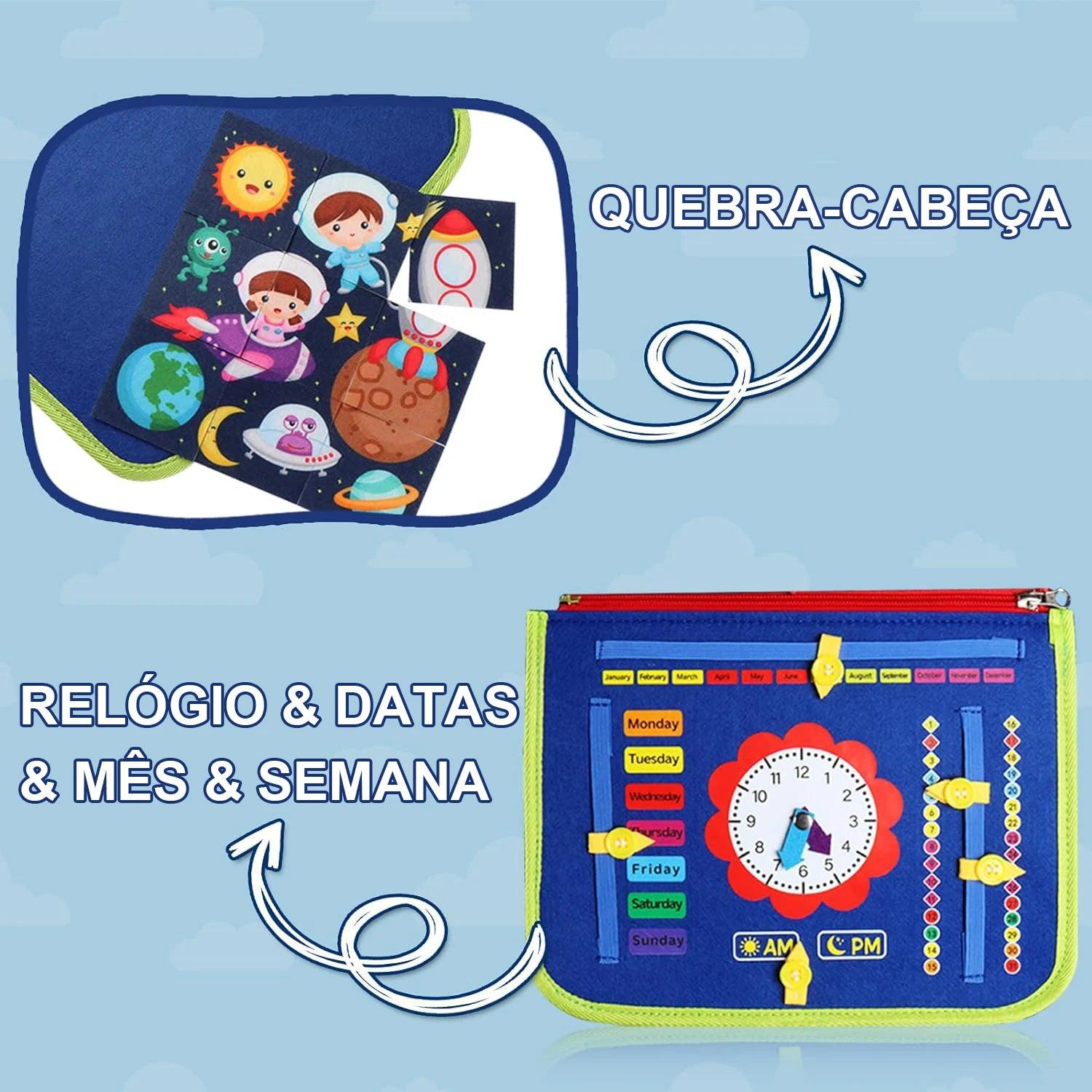 Mochila de Atividades Montessori