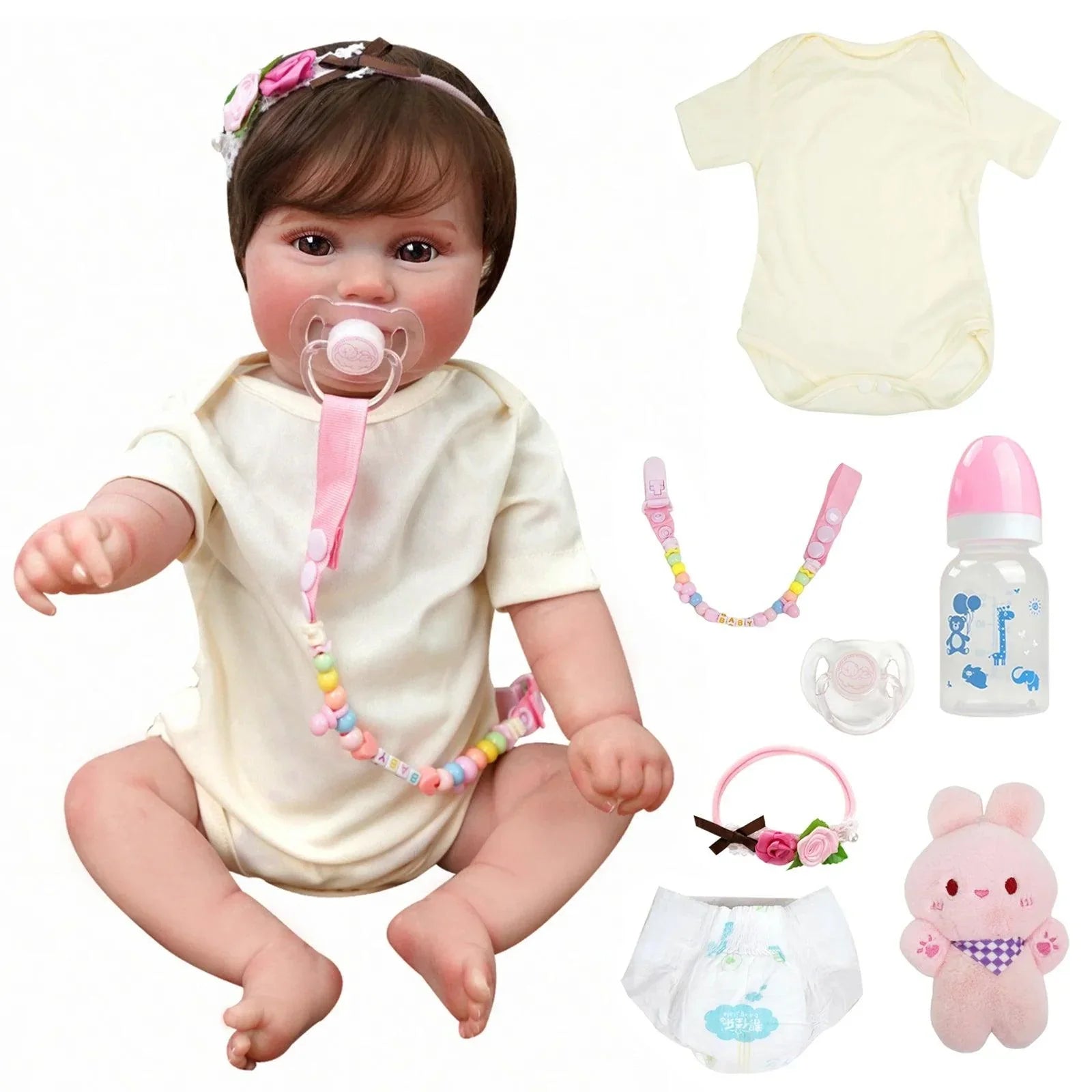 Boneca Bebê Reborn Sorriso