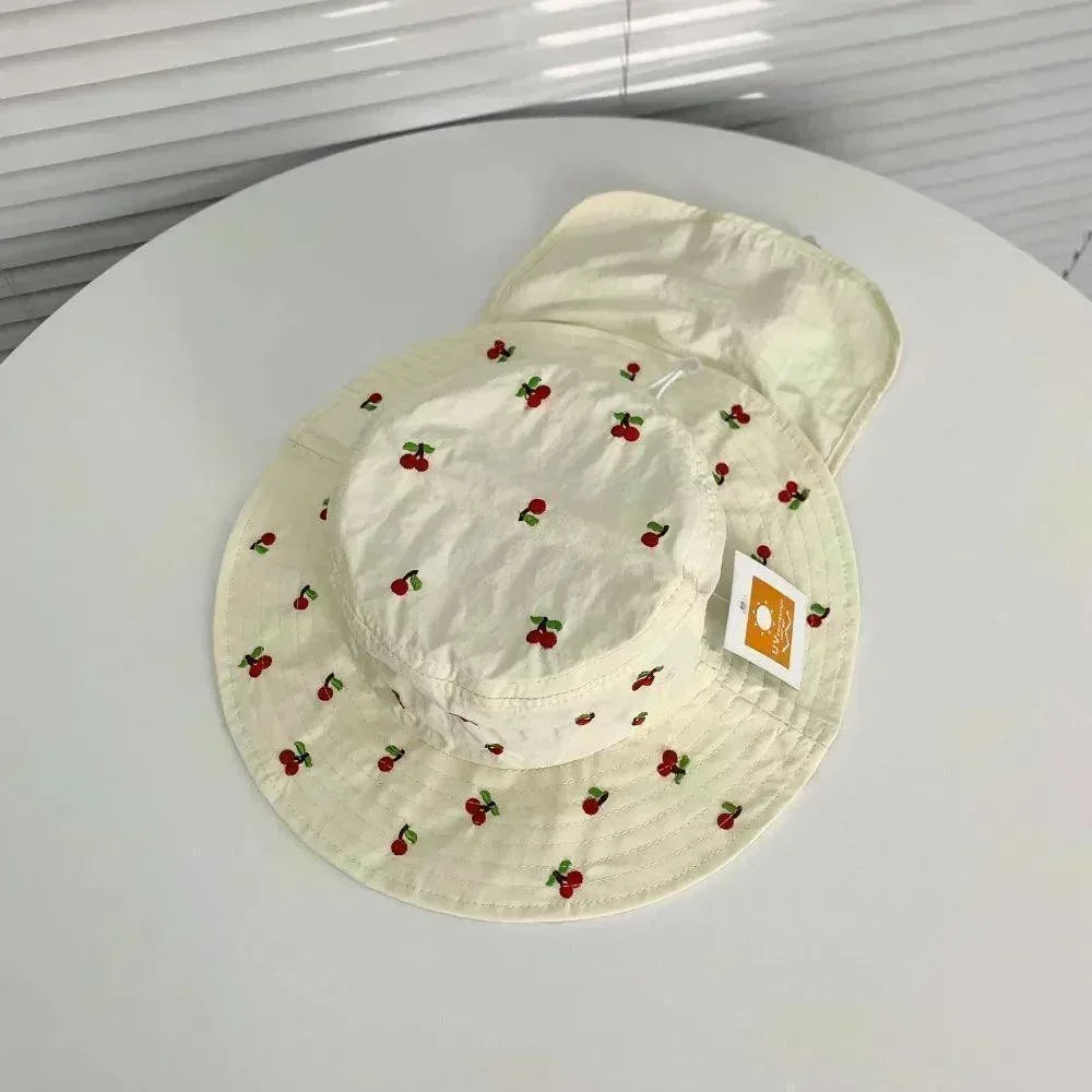 Chapéu Infantil com Proteção UV e Design Divertido