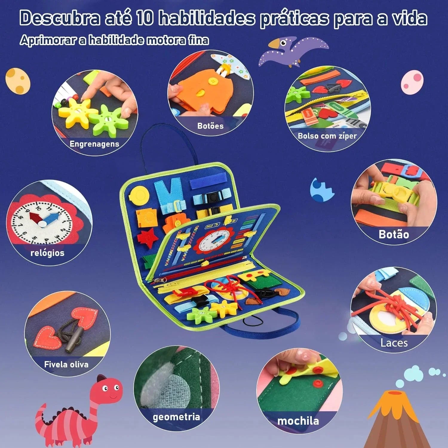 Mochila de Atividades Montessori