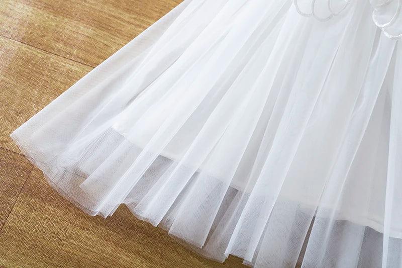 Vestido Tule Infantil - para crianças de 1 a 5 anos