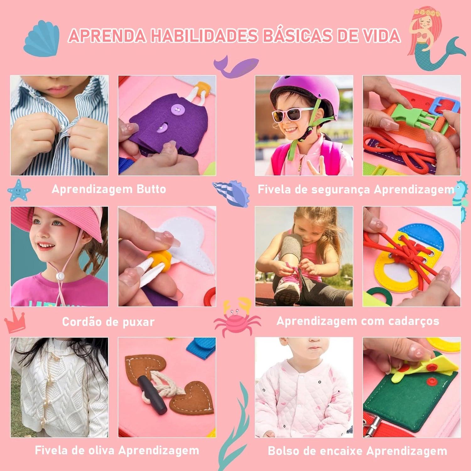 Mochila de Atividades Montessori