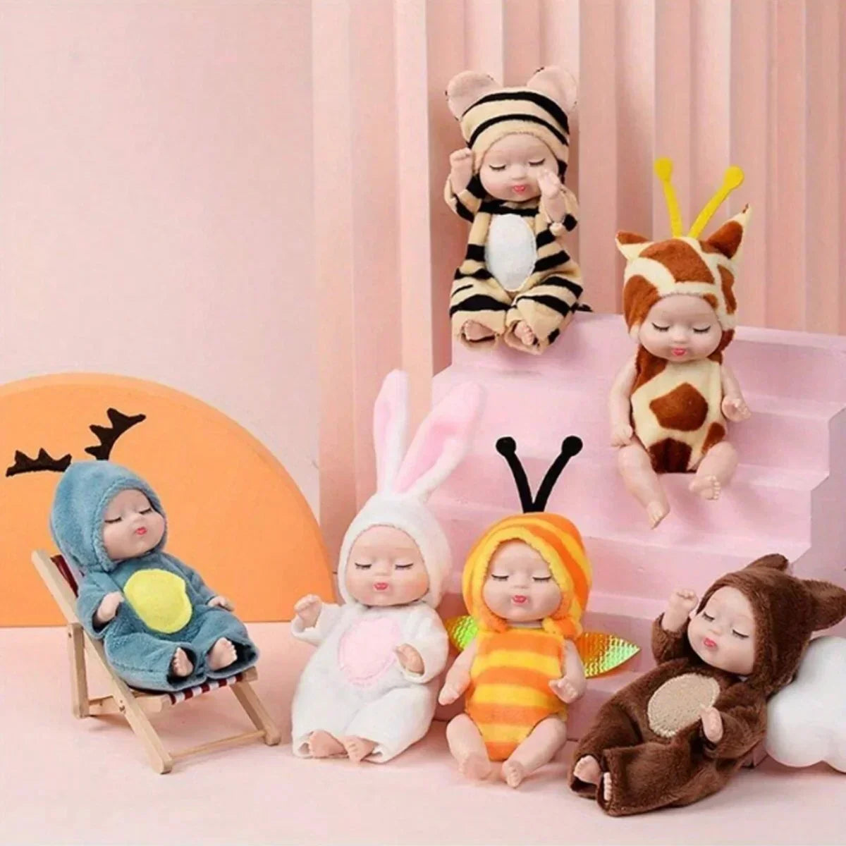 Mini Bonecas Bebê Reborn Greenlucky