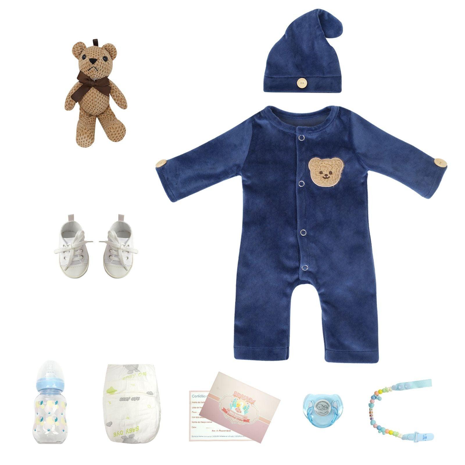 Boneca Bebê Reborn Menino Biel