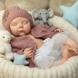 Boneca Bebê Reborn Olívia em Silicone Sólido Greenlucky