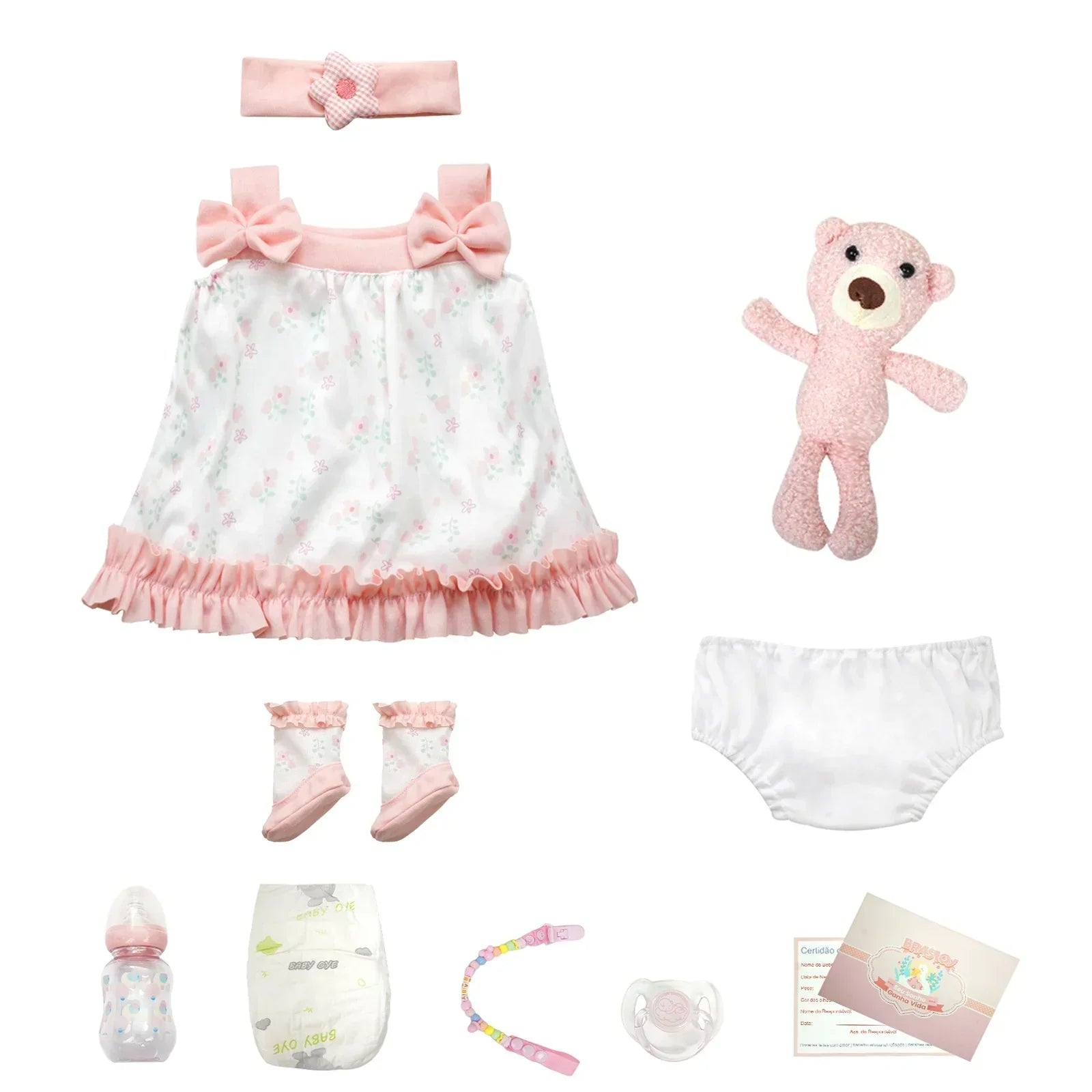 Boneca Bebê Reborn Laila - Vinil de Silicone Macio Realista