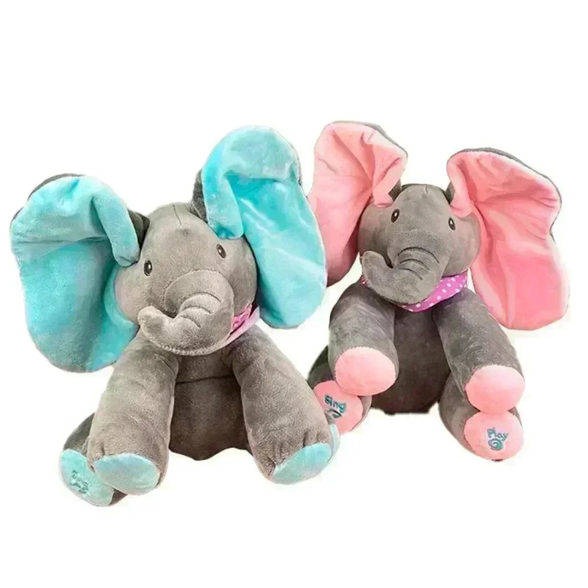 FantEsconde - O Elefante de Pelúcia Interativo que Brinca de Esconde-Esconde