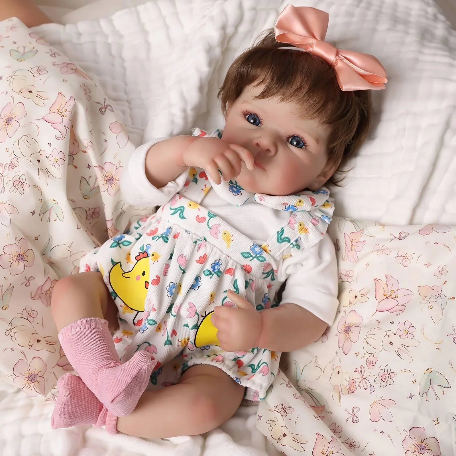 Boneca Bebê Reborn Lizzy Greenlucky