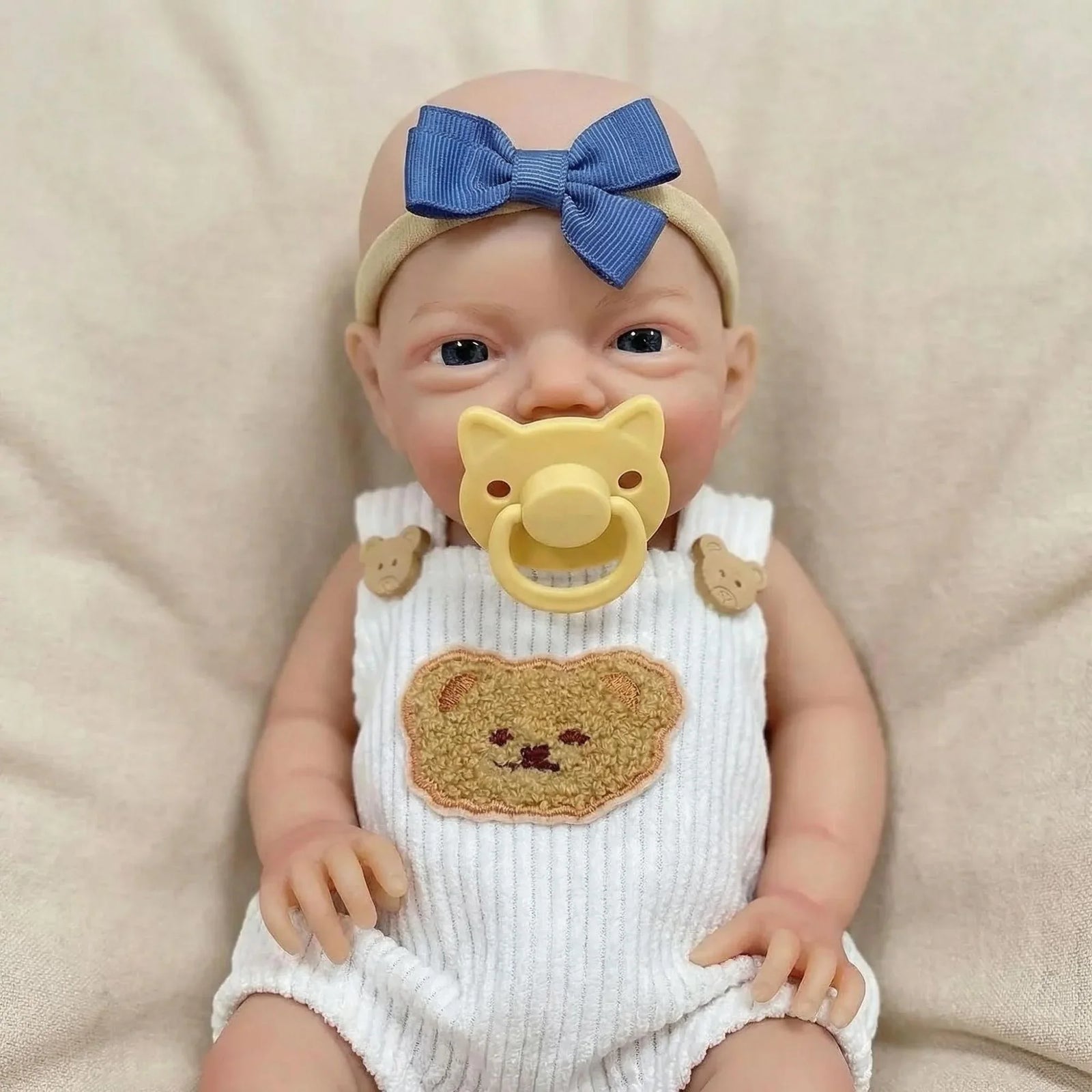 Boneca Bebê Reborn Kika em Silicone Sólido Greenlucky