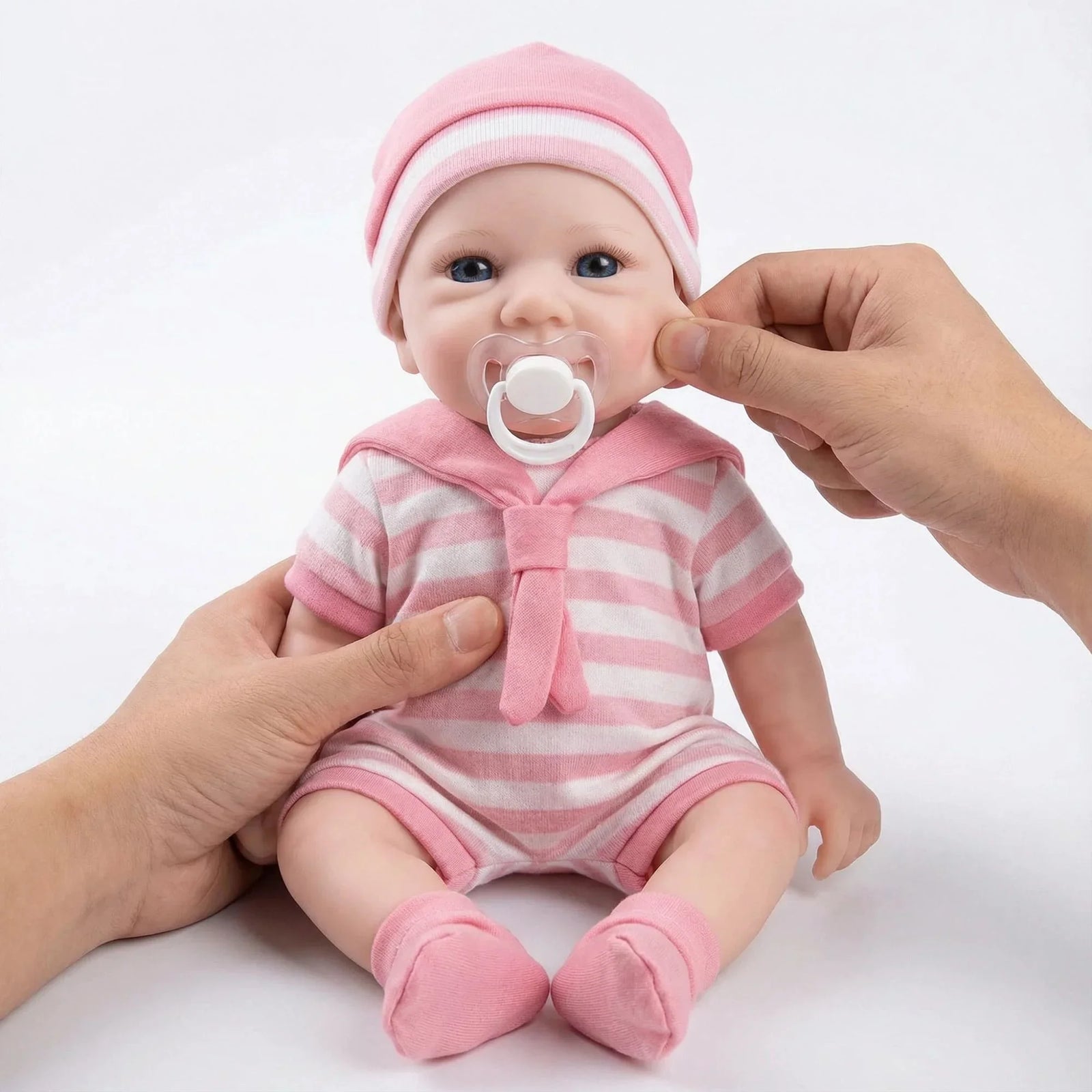 Boneca Bebê Reborn Mimi em Silicone Sólido Greenlucky