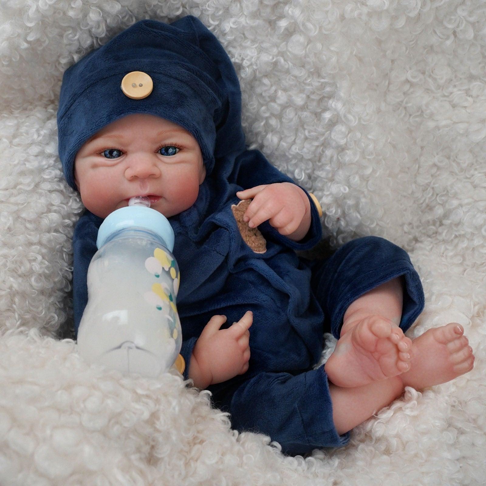 Boneca Bebê Reborn Menino Biel Greenlucky