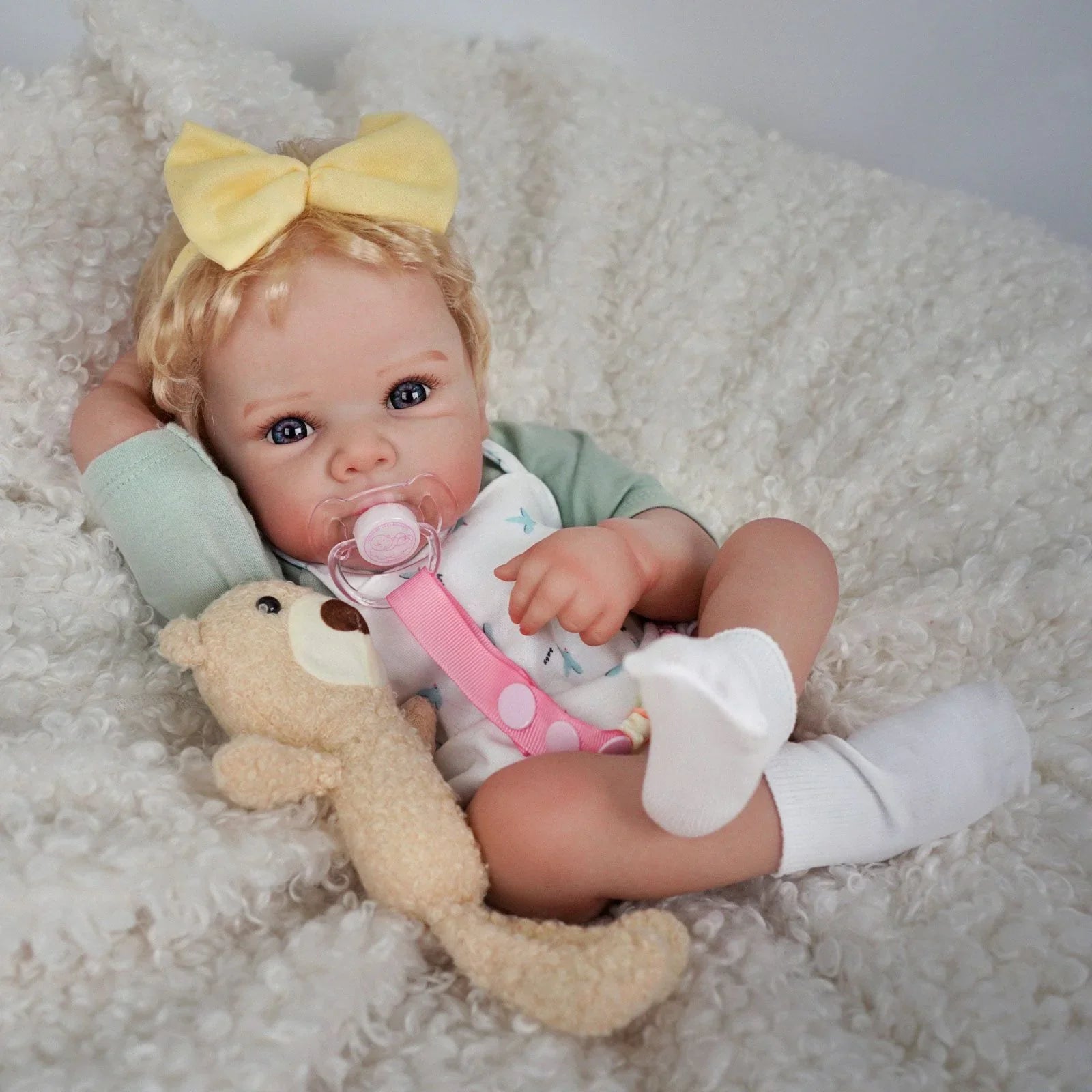 Boneca Bebê Reborn Nandinha Greenlucky