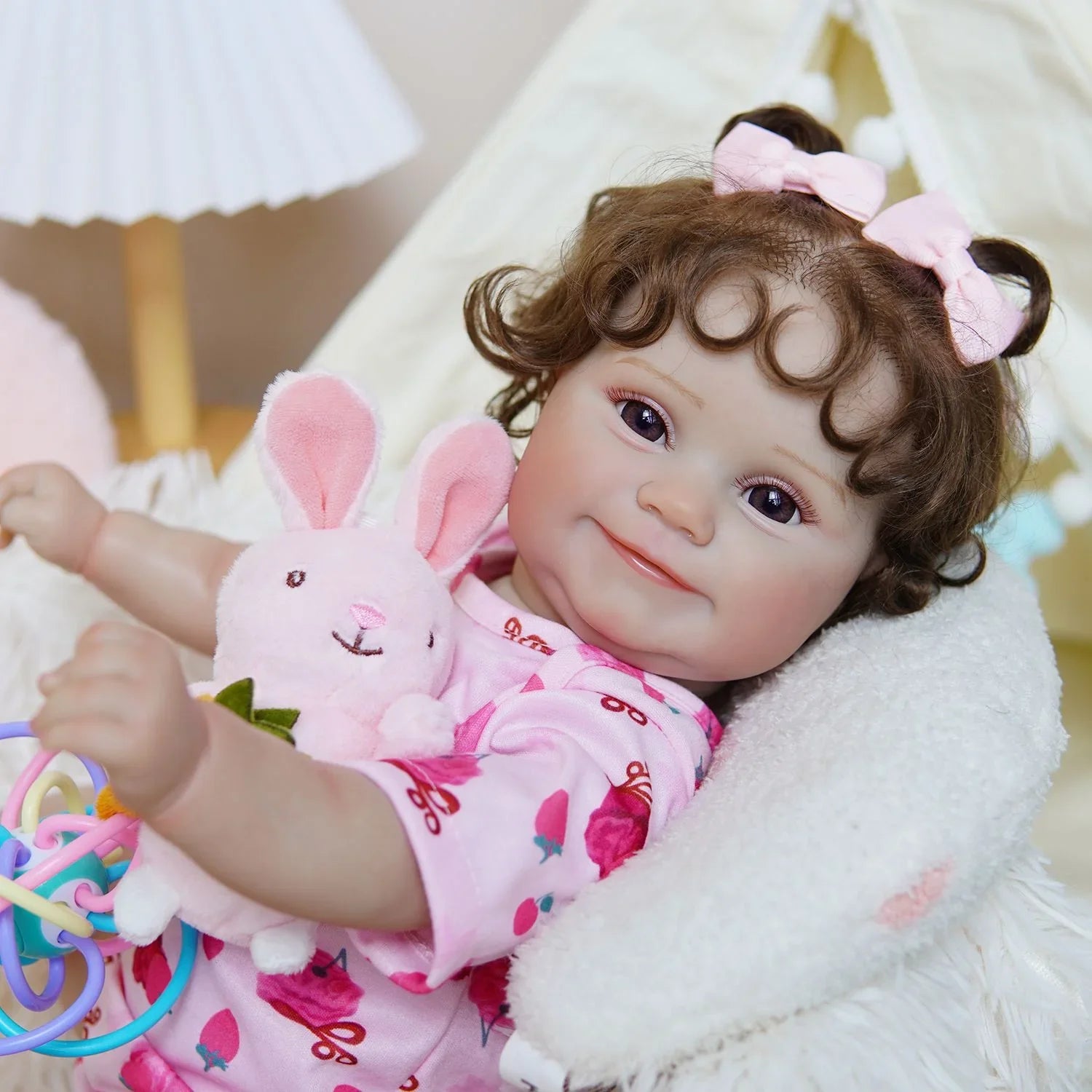 Boneca Bebê Reborn Juju Greenlucky