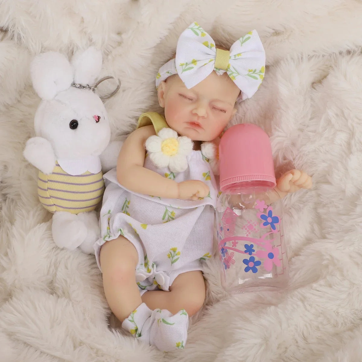 Boneca Bebê Reborn Melina em Silicone Sólido Premium Greenlucky