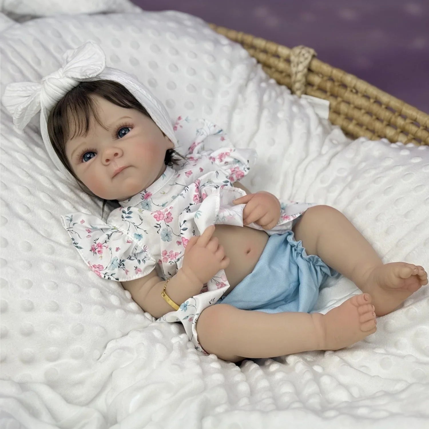 Boneca Bebê Reborn Stella Greenlucky