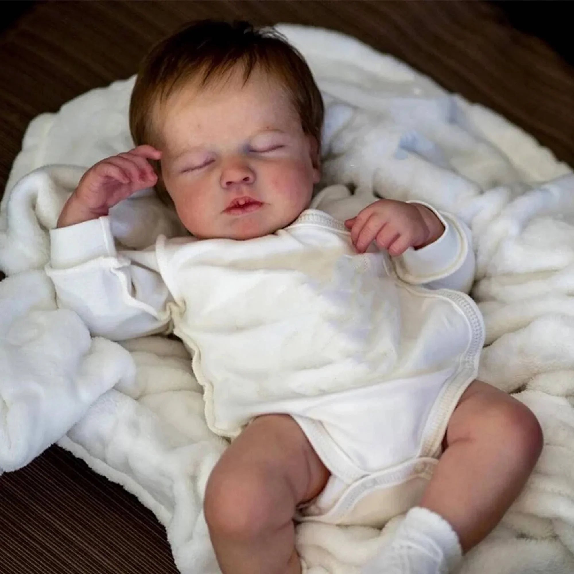Boneca Bebê Reborn Menino Léo Greenlucky
