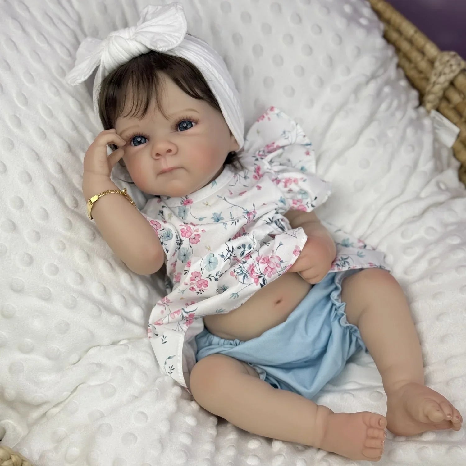 Boneca Bebê Reborn Stella Greenlucky
