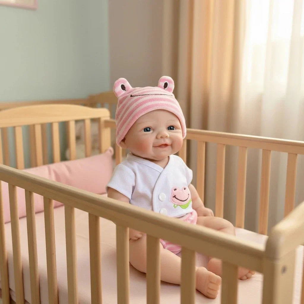 Boneca Bebê Reborn Luana em Silicone Sólido Greenlucky