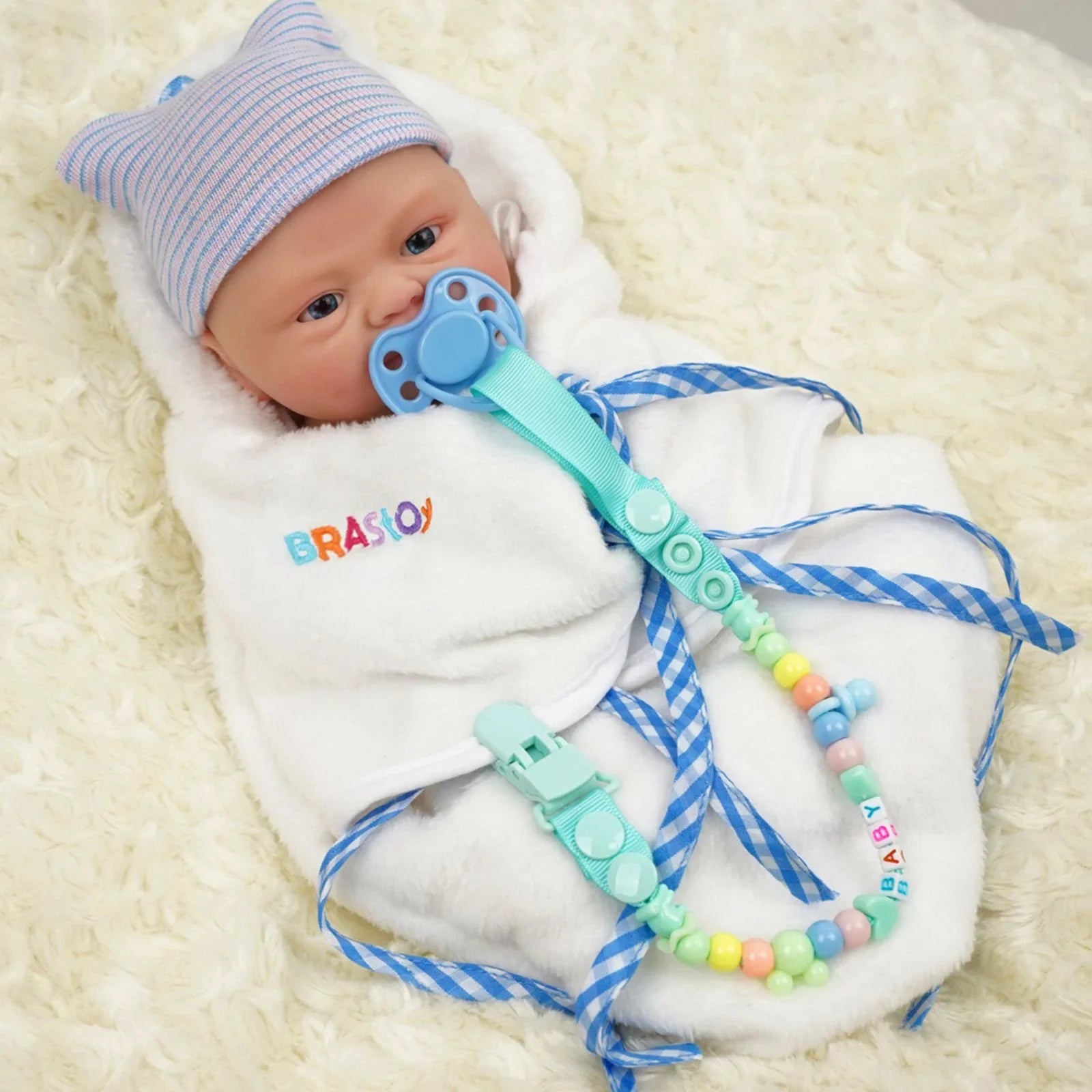 Boneca Bebê Reborn Menino Lui em Silicone Sólido  Greenlucky