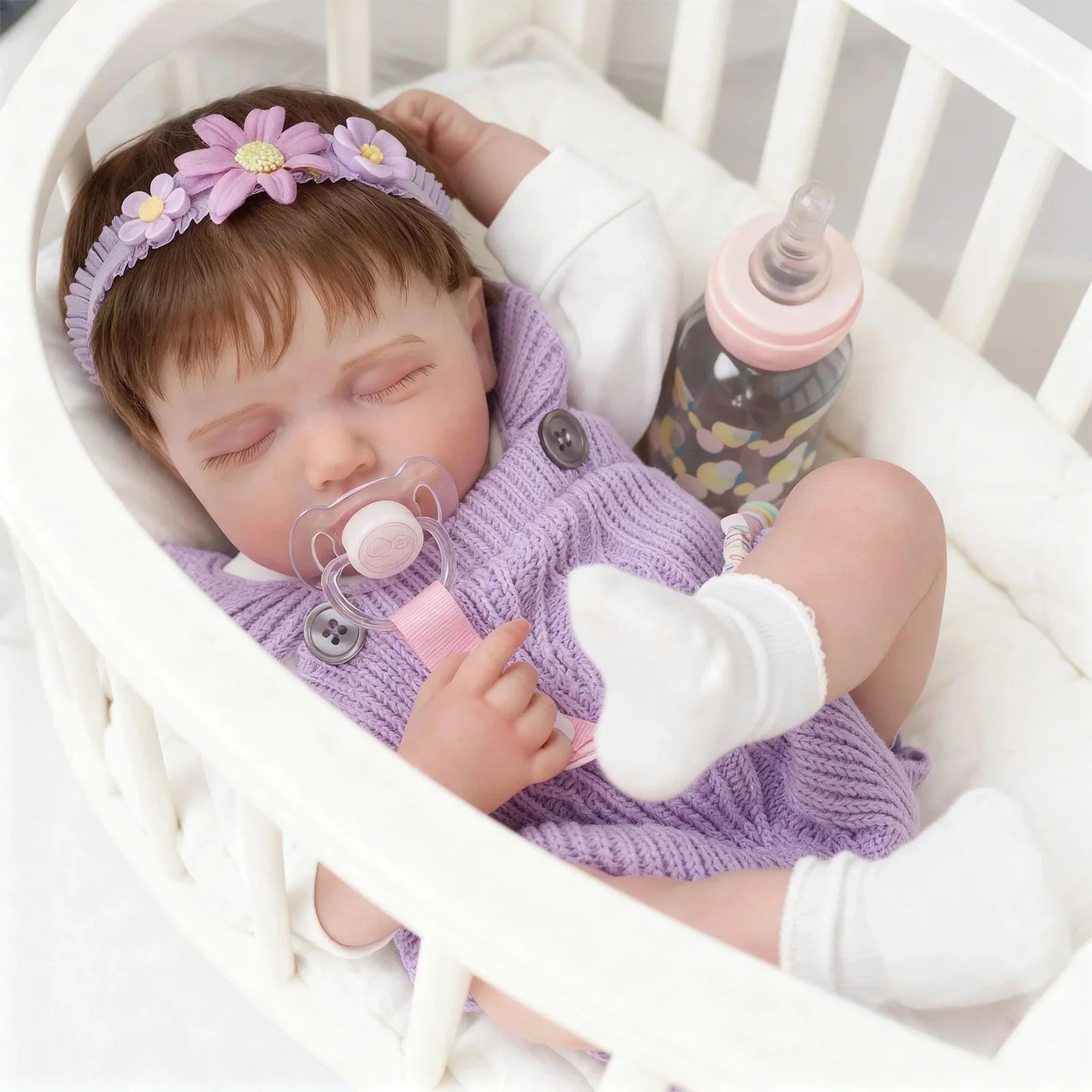 Boneca Bebê Reborn Violetta Greenlucky