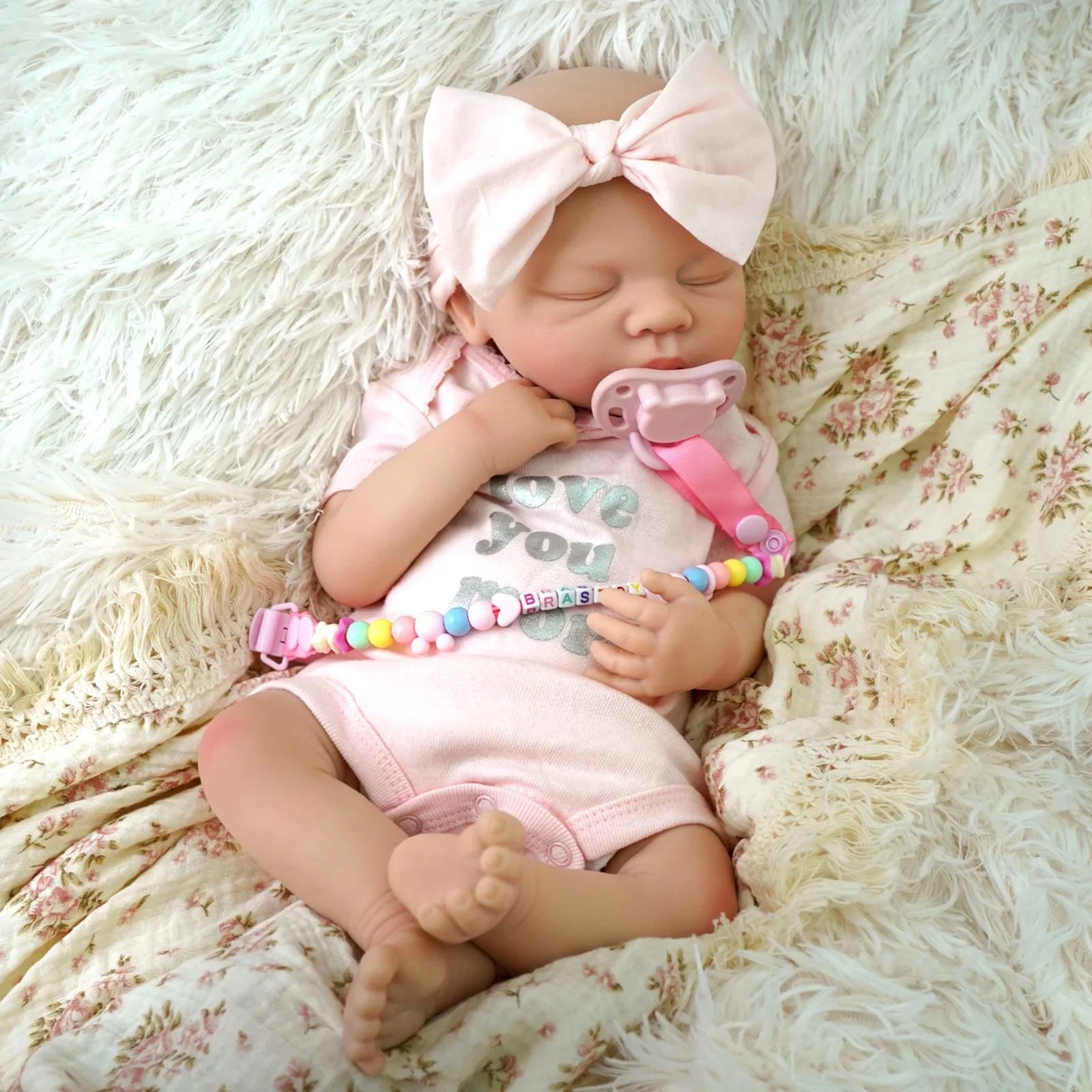 Boneca Bebê Reborn Luara em Silicone Sólido Greenlucky
