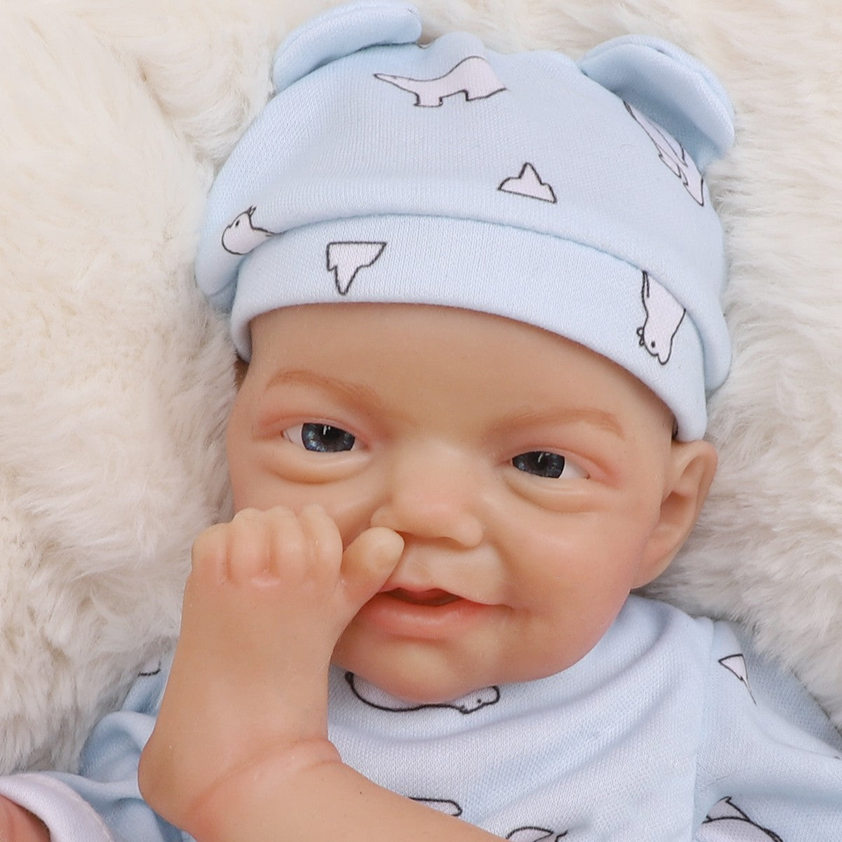 Boneca Bebê Reborn Menino Kaique Silicone Sólido Greenlucky