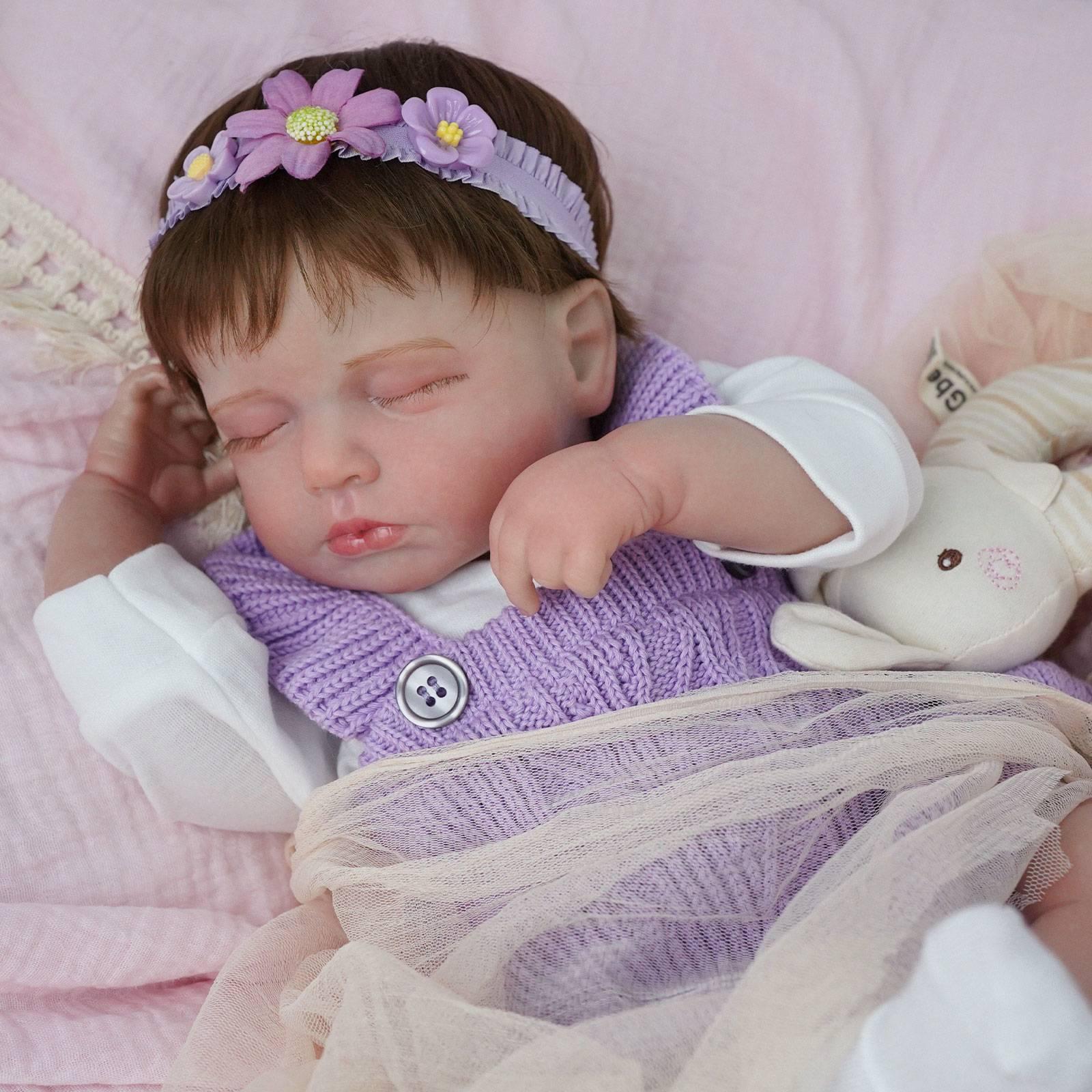Boneca Bebê Reborn Violetta Greenlucky