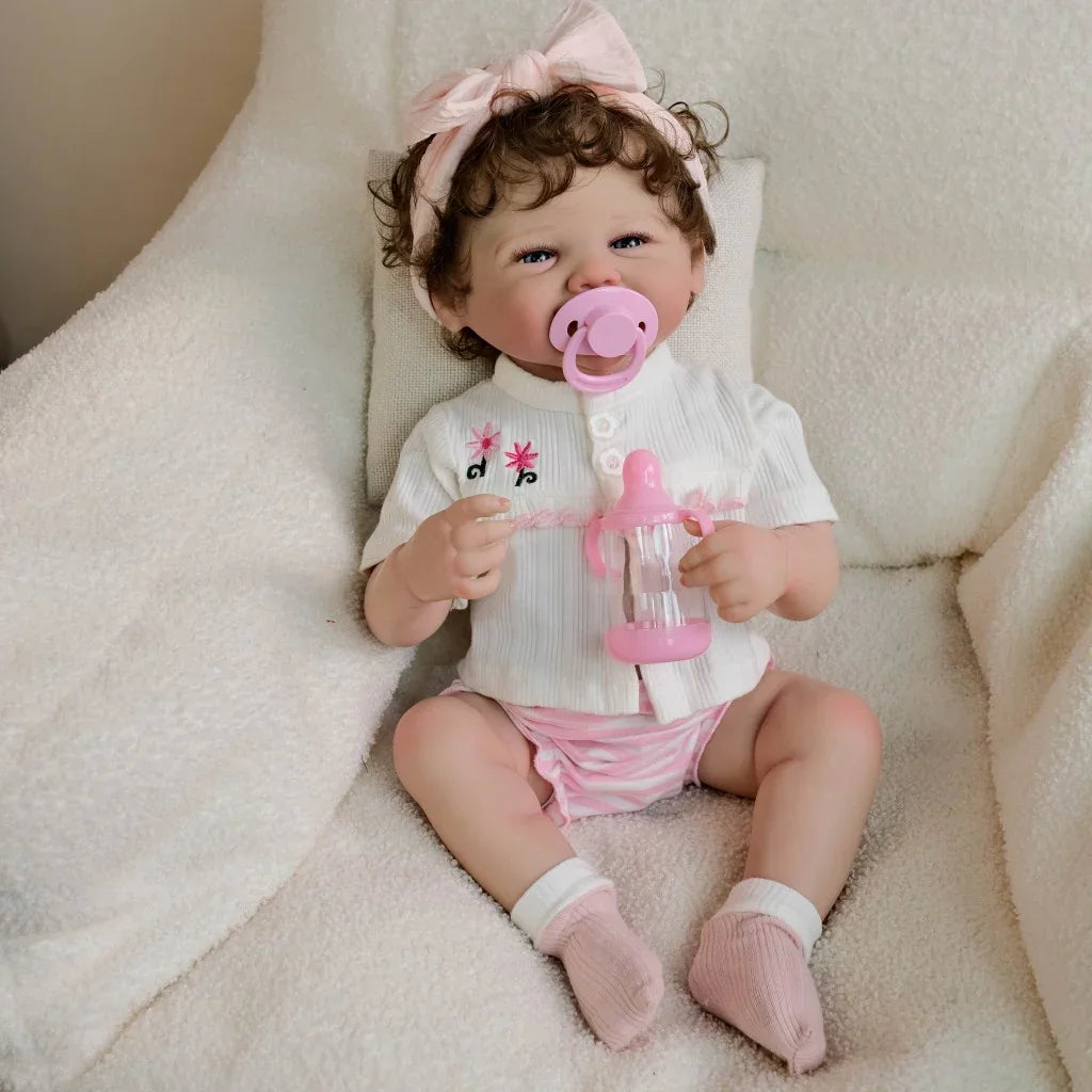 Boneca Bebê Reborn Cacau Greenlucky