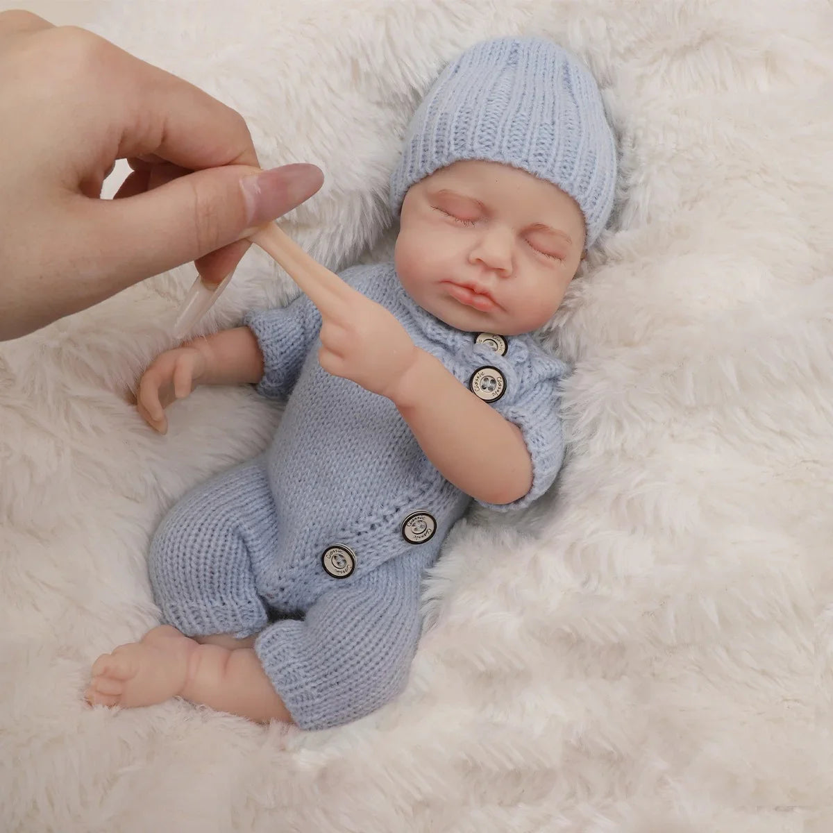 Boneca Bebê Reborn Menino Gabi em Silicone Sólido Greenlucky
