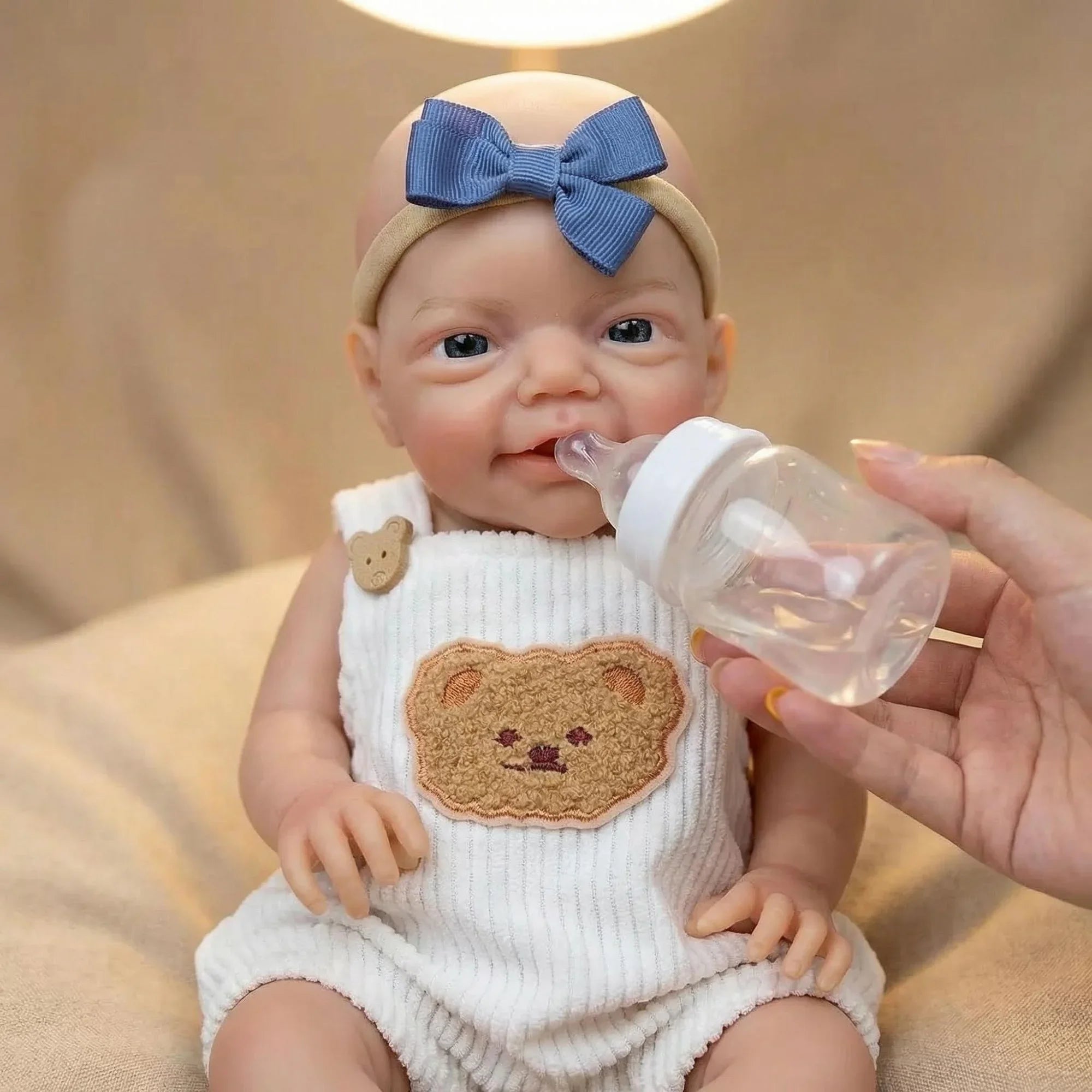 Boneca Bebê Reborn Kika em Silicone Sólido Greenlucky