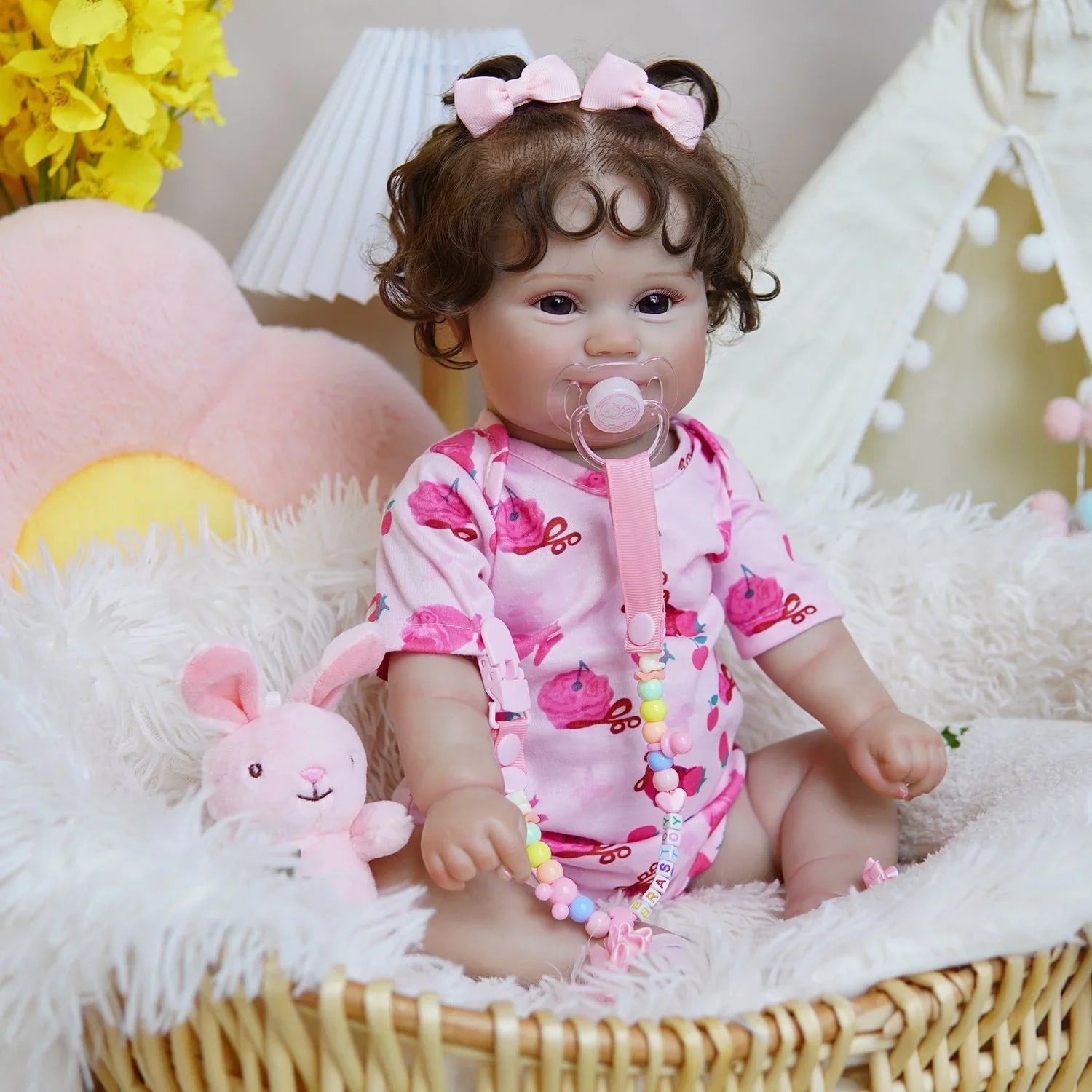 Boneca Bebê Reborn Juju Greenlucky