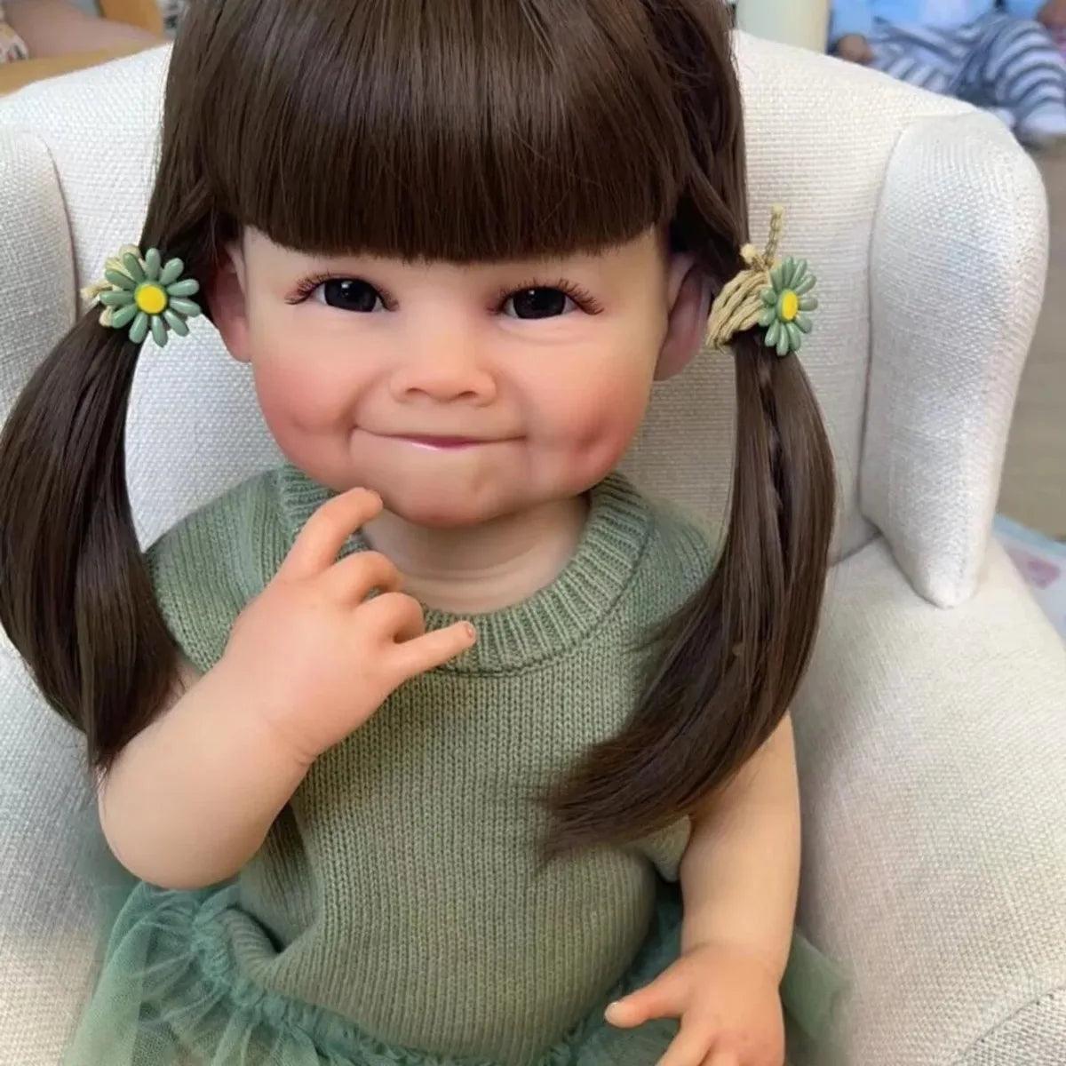 Boneca Bebê Reborn Chiquinha Greenlucky
