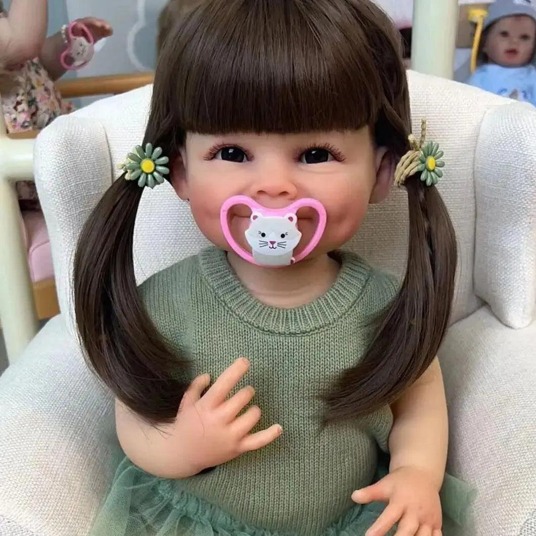 Boneca Bebê Reborn Chiquinha Greenlucky