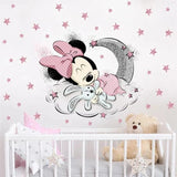 Adesivo de Parede Infantil Mickey e Minnie